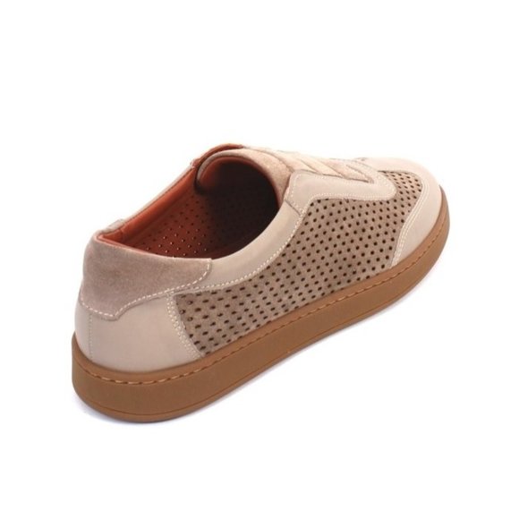 Roberto Serpentini 57130a Brown Leather Streetch Sneakers Shoes main image 6